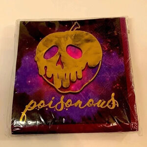Disney Halloween Napkins POISONOUS 16 Count New